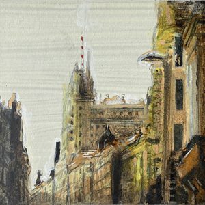 Técnica mixta sobre cartón. 35x50 cm.