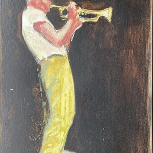 Técnica mixta sobre cartón. 35x50 cm.