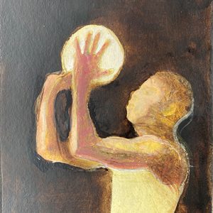 Técnica mixta sobre cartón. 35x50 cm.